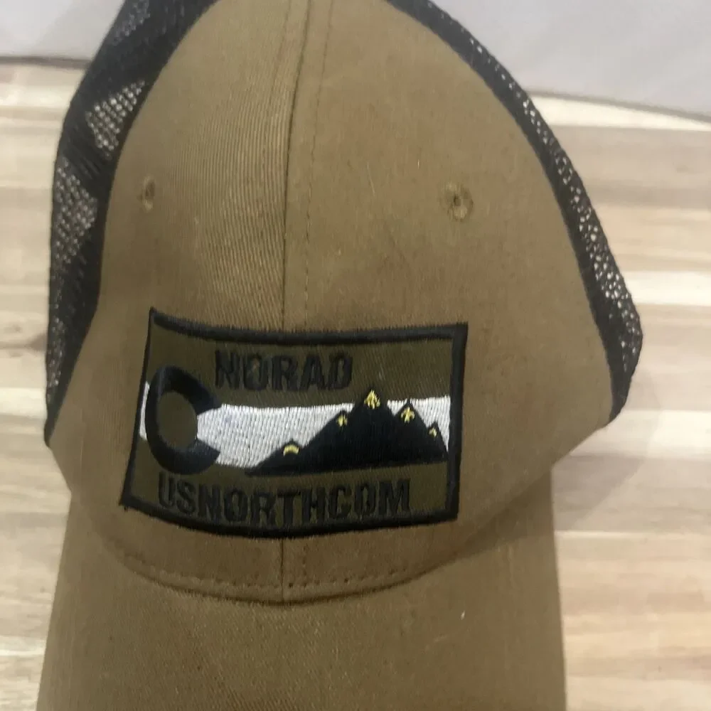NORAD NORTHCOM Beige Baseball Cap One Size - Picture 3 of 8
